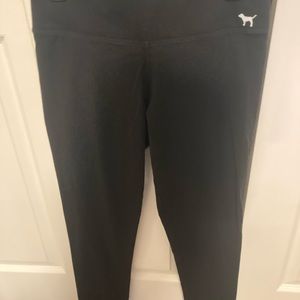 Pink yoga pants medium black